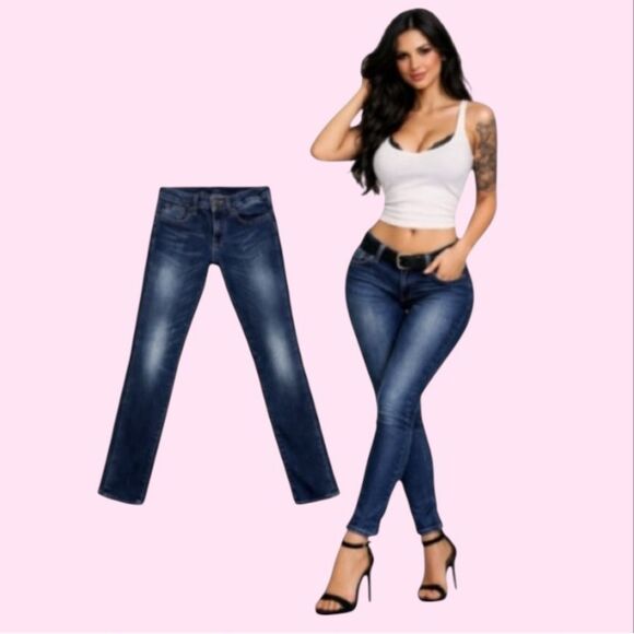 R13 Kate Skinny Jeans Orion Black 26x27 Made in Italy Distressed EUC